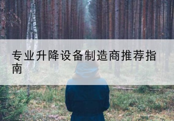 双河电动剪叉升降平台厂家-专业升降设备制造商推荐指南